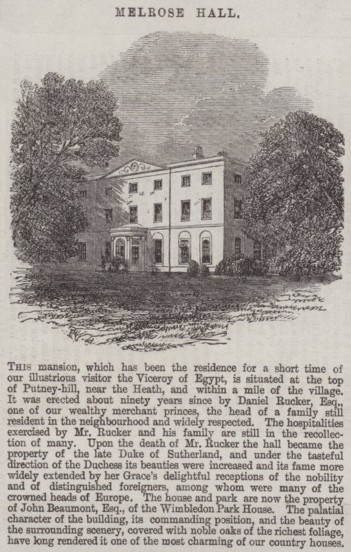 Melrose Hall von Edmund Morison Wimperis