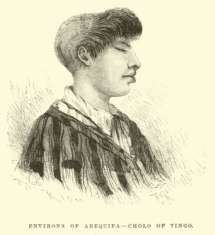 Umgebung von Arequipa, Cholo von Tingo von Edouard Riou