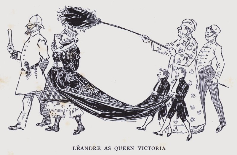 Böhmisches Paris: Leandre als Königin Victoria von Edouard Alfred (1875 1954) Cucuel