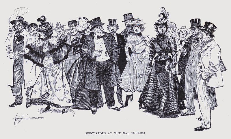 Böhmisches Paris: Zuschauer beim Bal Bullier von Edouard Alfred (1875 1954) Cucuel