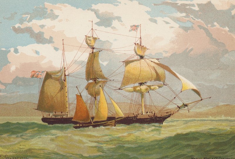 Heimwärts, einen Lotsen an Bord nehmend von Edward (after) Duncan