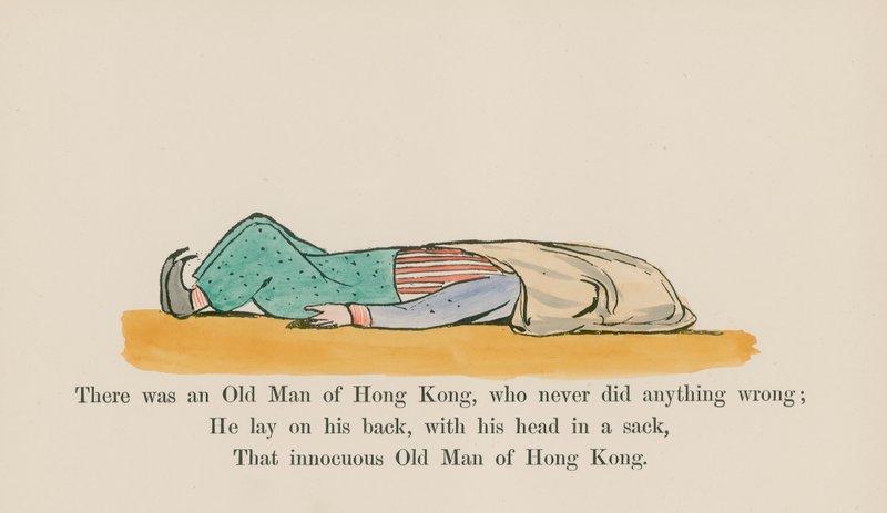 Es war ein alter Mann aus Hongkong, der nie etwas falsch machte von Edward (after) Lear