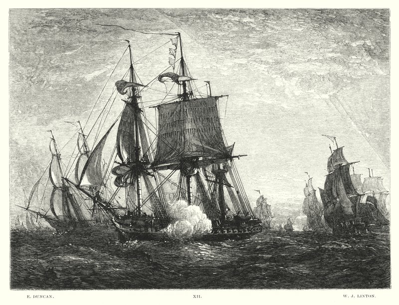Lord Byrons Childe Harold, Gesang II, Strophe 17 von Edward Duncan