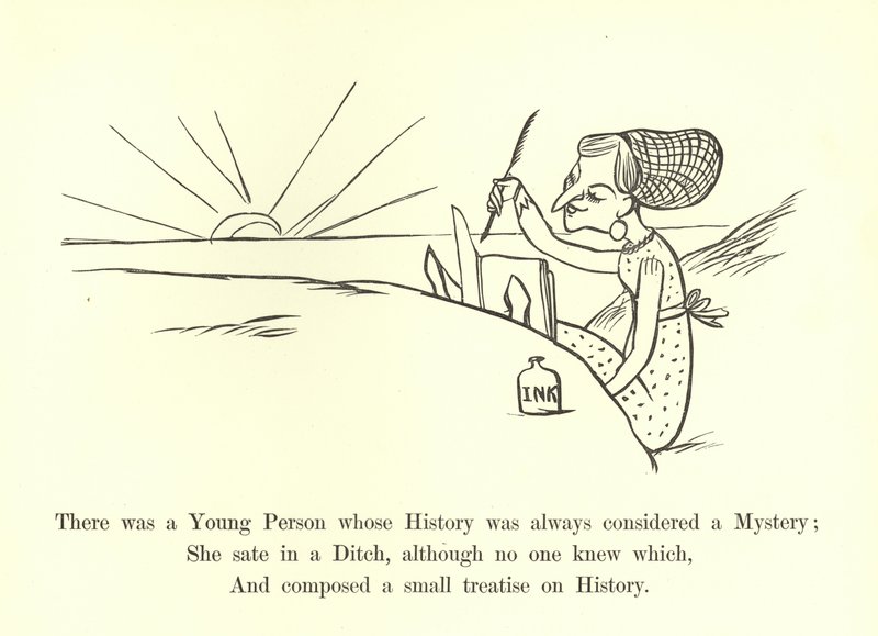 Es war eine junge Person, deren Geschichte immer als ein Geheimnis galt von Edward Lear