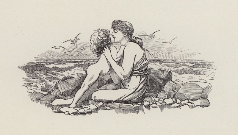 Illustration für Die Wasserbabys von Charles Kingsley von Edward Linley (after) Sambourne