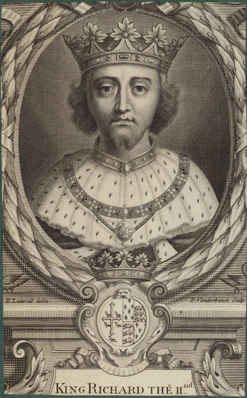 Porträt von König Richard II. von England von Edward Lutterell