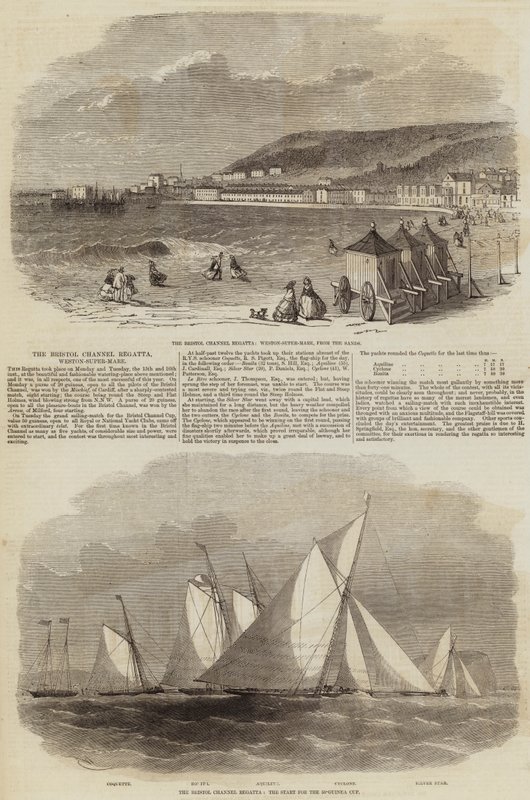 Die Regatta im Bristolkanal von Edwin Weedon