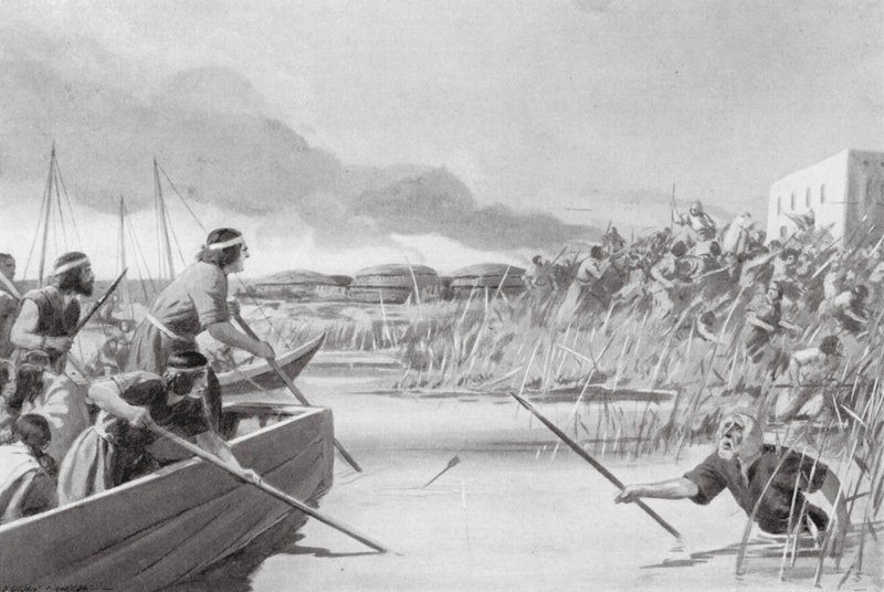 Eroberung des Meereslandes durch die Kassiten von Edwin A. Morrow