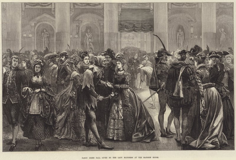 Kostümball der Lady Mayoress im Mansion House von Edwin Buckman