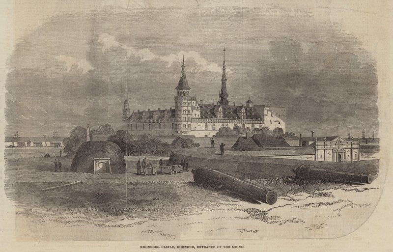 Schloss Kronborg, Helsingör, Eingang des Sunds von Edwin Weedon