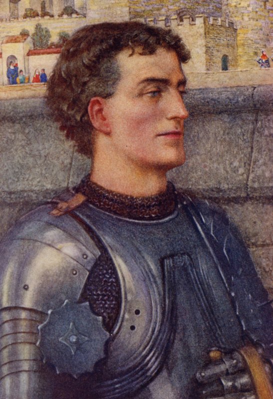 Illustration für Idylls Of The King von Alfred Lord Tennyson von Eleanor Fortescue Brickdale