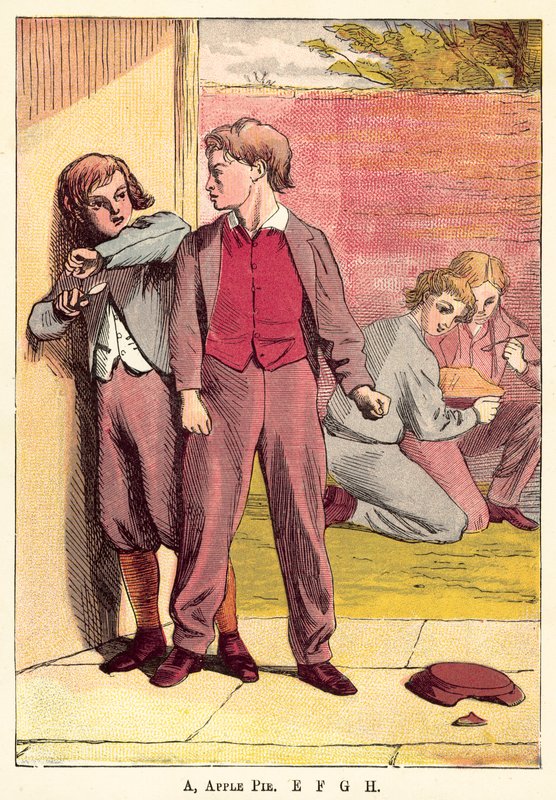 A, Apfelkuchen, E, F, G, H von English School