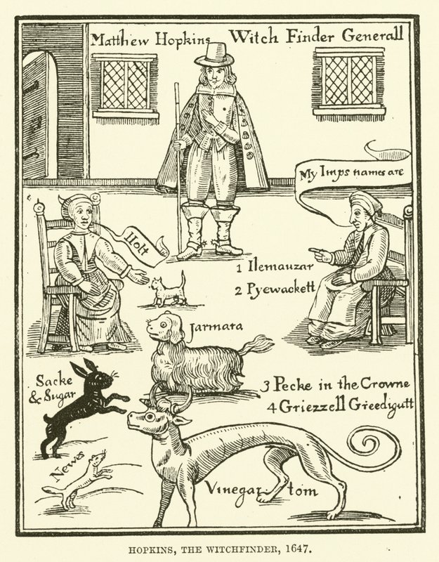 Hopkins, der Hexenjäger, 1647 von English School
