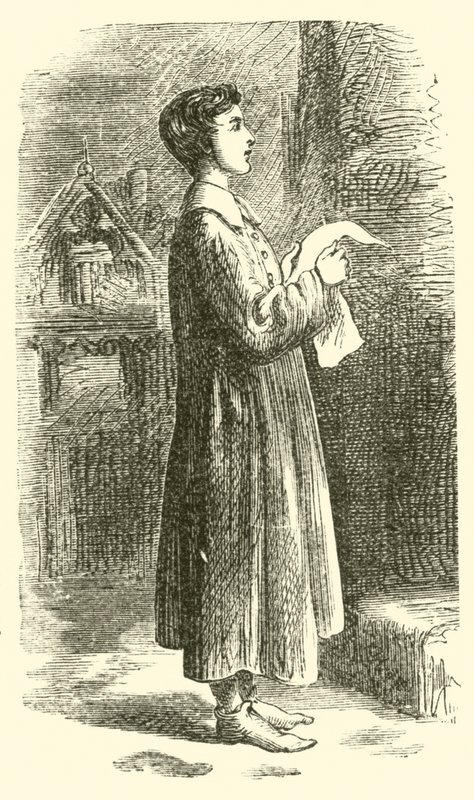 Martin Luther singt in den Straßen von Eisenach für Brot von English School