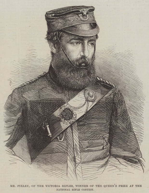 Mr. Pixley, von den Victoria Rifles, Gewinner des Queen