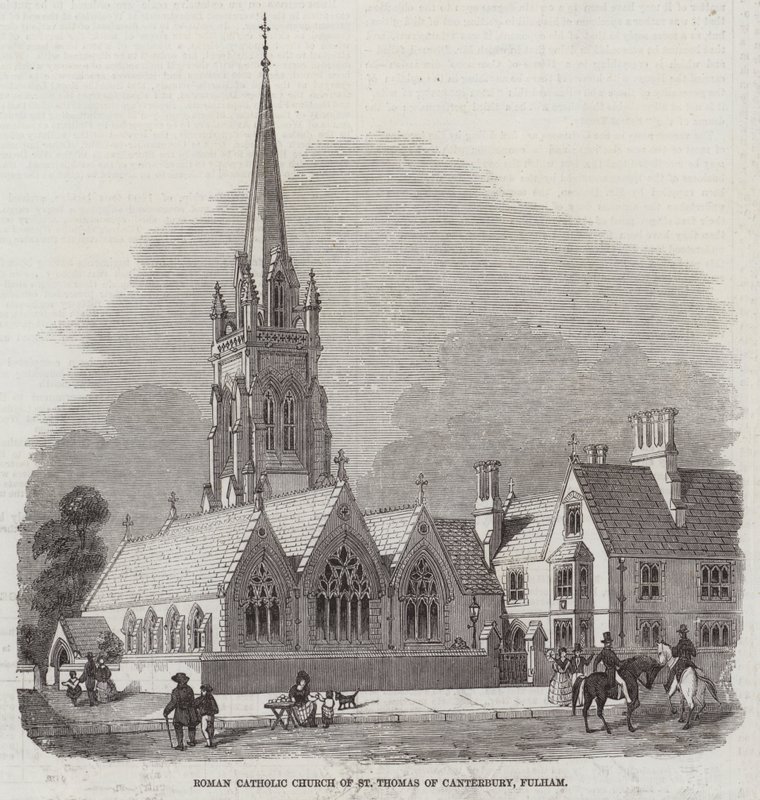 Römisch-katholische Kirche St. Thomas von Canterbury in Fulham von English School