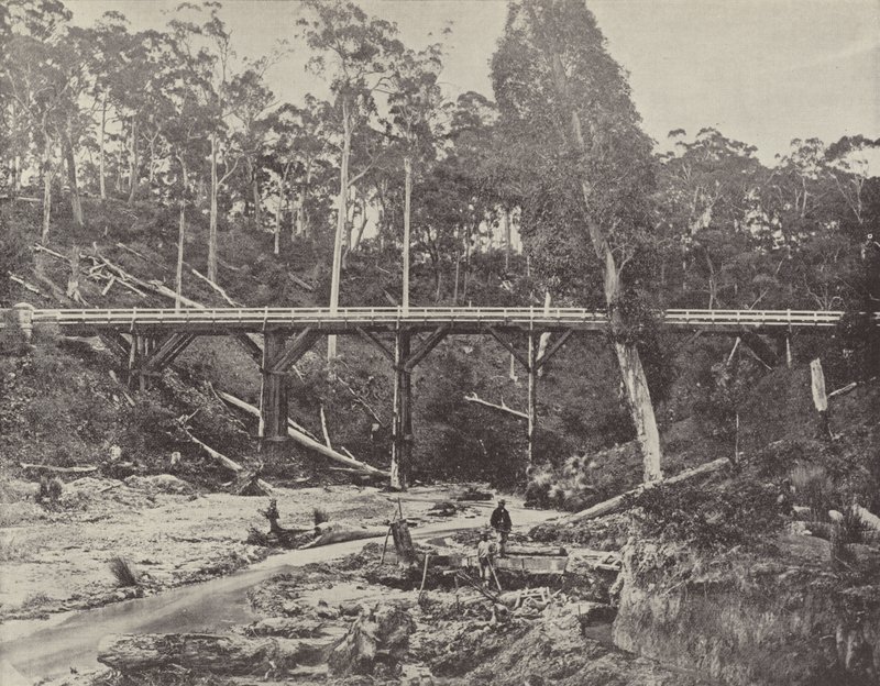 Ein Bergmannsanspruch, nahe Daylesford, Victoria von English Photographer