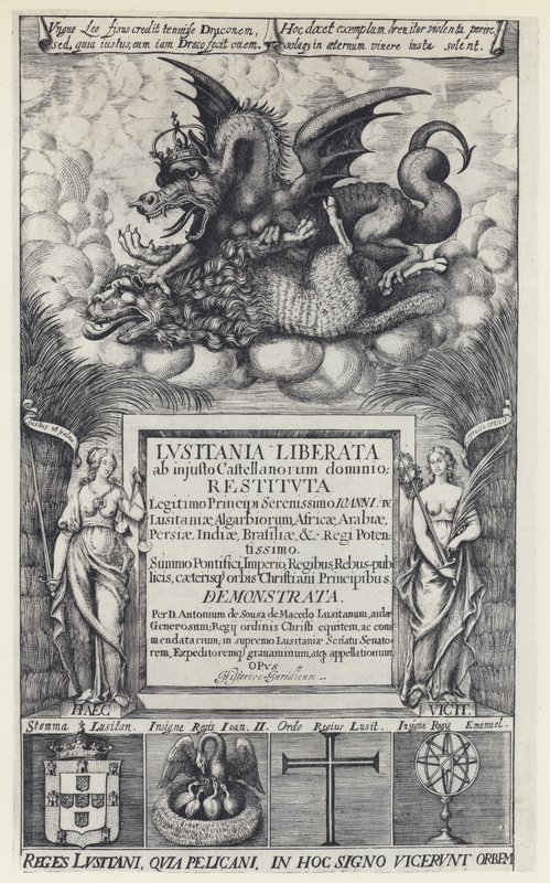 A de Sousa de Macedo, Lusitania befreit, R Heron 1645 von English Photographer