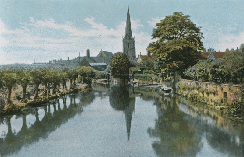 Abingdon, von der Brücke von English Photographer