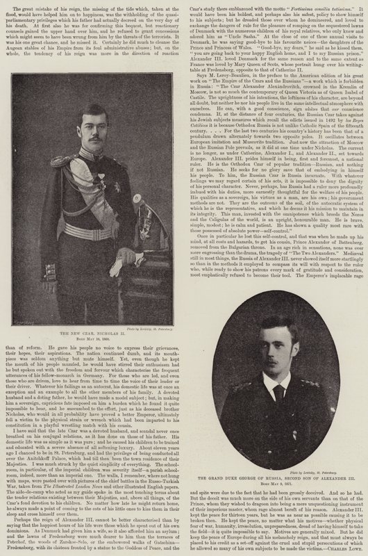 Alexander III. von Russland von English Photographer