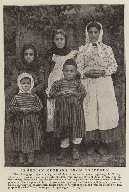 Armenische Waisen aus Erzeroum von English Photographer