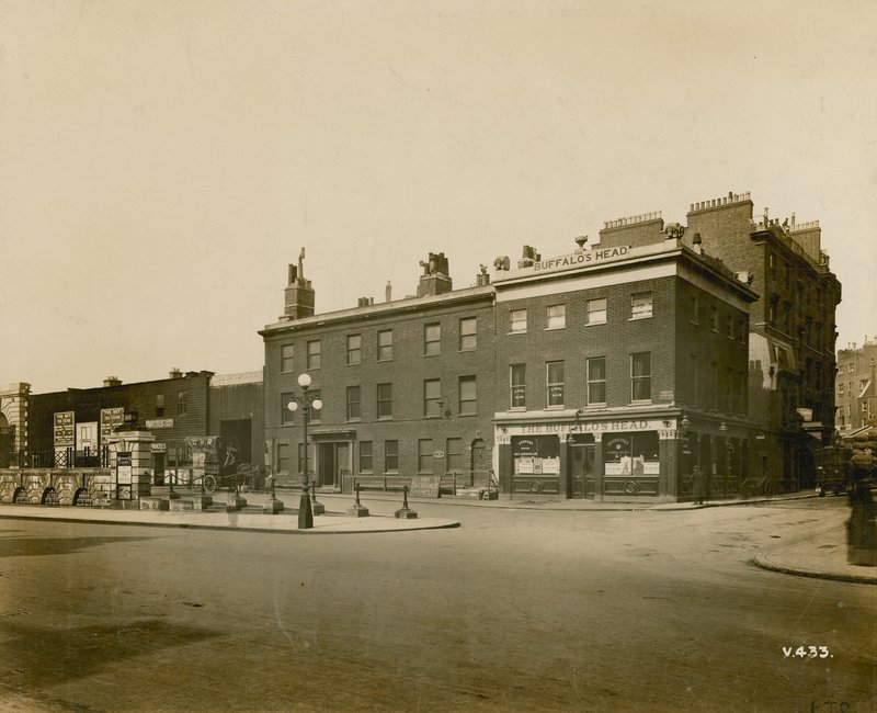 Baker Street Bahnhof; fotografiert am 27. März 1915 von English Photographer