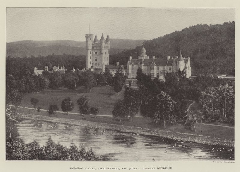 Balmoral Castle, Aberdeenshire, die Hochlandresidenz der Königin von English Photographer