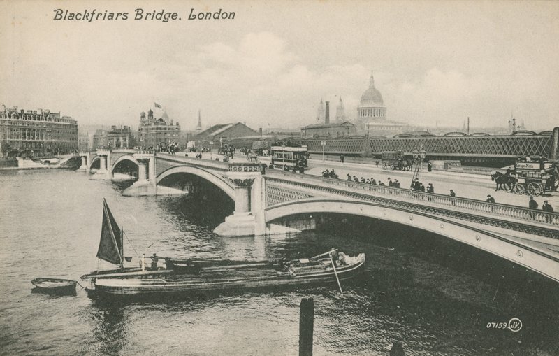 Blackfriars Brücke, London von English Photographer