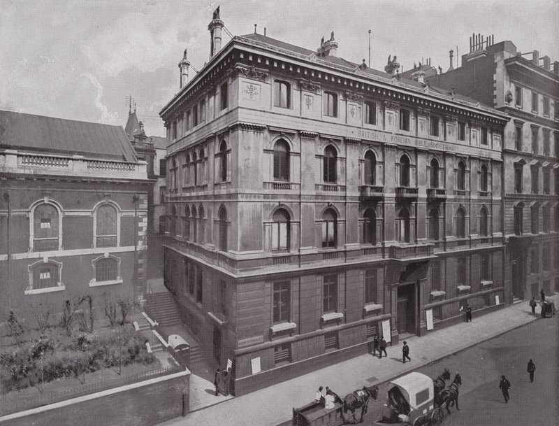 Haus der Britischen und Ausländischen Bibelgesellschaft, Queen Victoria Street von English Photographer
