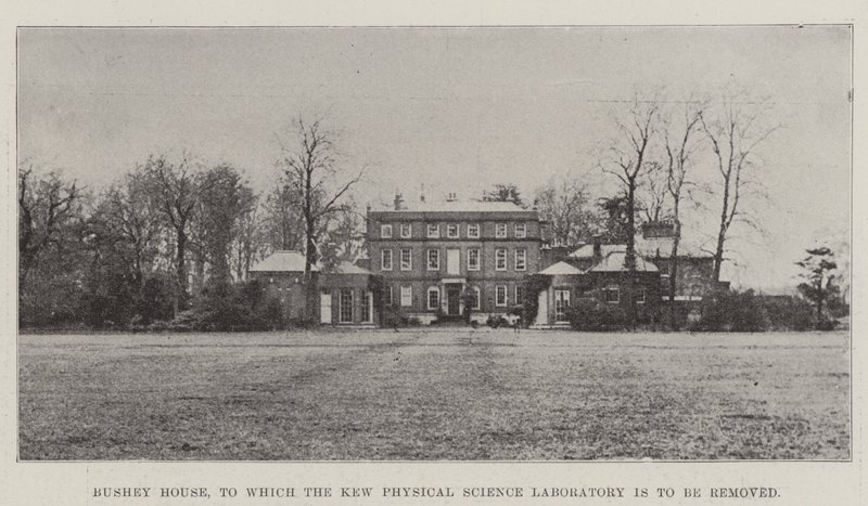 Bushey House, zu dem das Kew Physical Science Laboratory zerstört werden soll von English Photographer