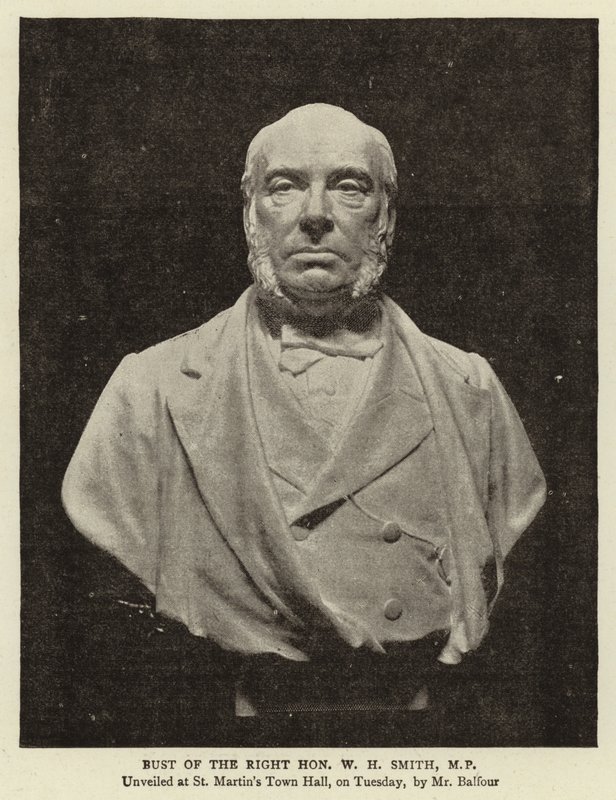 Büste des ehrenwerten W. H. Smith, MP von English Photographer