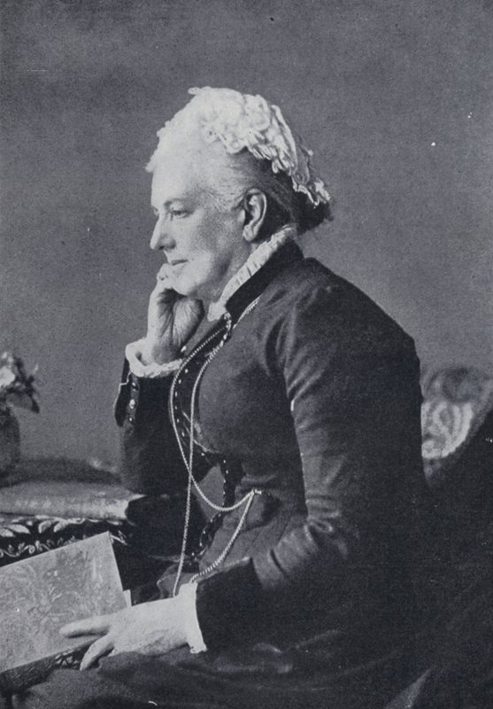 Charlotte Mary Yonge (s/w Foto) von English Photographer
