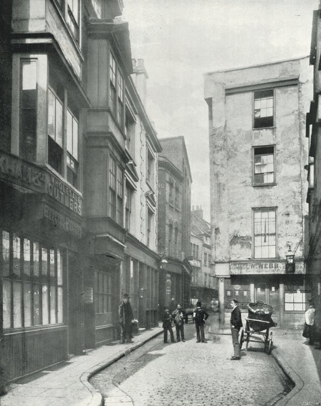 Cloth Fair, ein malerisches Stück Alt-London von English Photographer