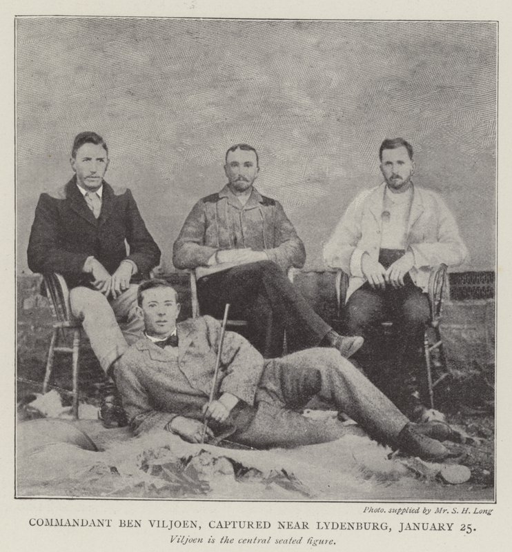 Kommandant Ben Viljoen, gefangen in der Nähe von Lydenburg, 25. Januar von English Photographer