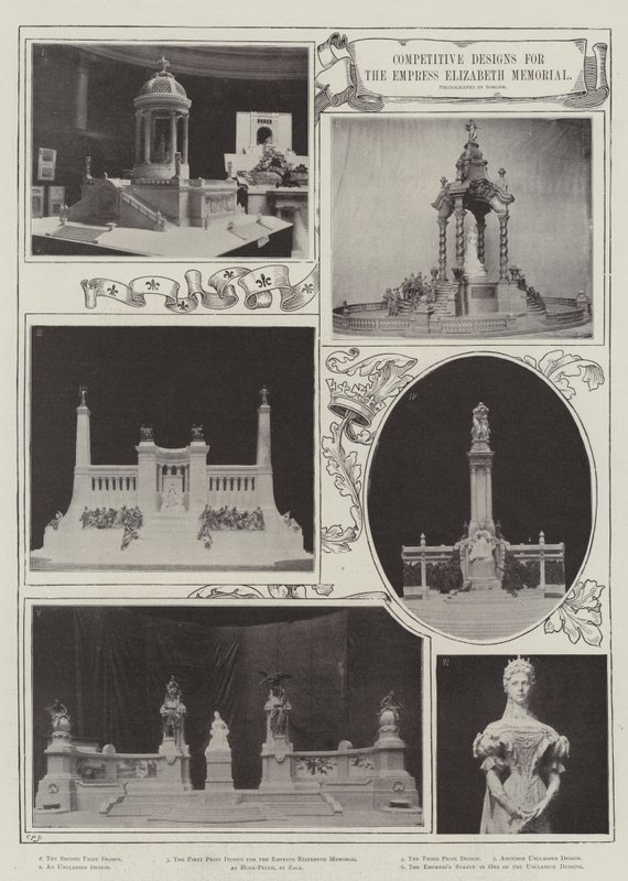 Wettbewerbsentwürfe für das Empress Elizabeth Memorial von English Photographer