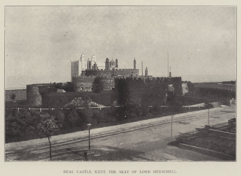 Deal Castle, Kent, der Sitz von Lord Herschell von English Photographer