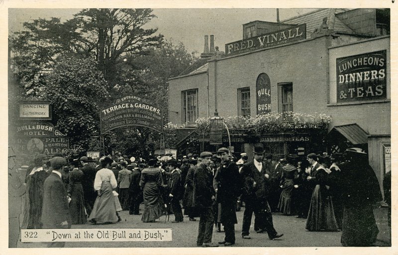 Down the Old Bull and Bush von English Photographer