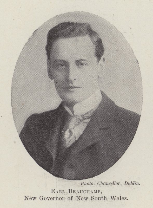 Earl Beauchamp, neuer Gouverneur von New South Wales von English Photographer