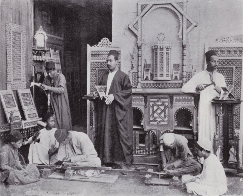 Ägypten: Eine Mushrebieh-Werkstatt von English Photographer