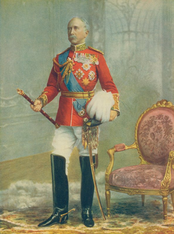 Feldmarschall Viscount Wolseley, Oberbefehlshaber der Armee. In der vollen Uniform eines Feldmarschalls von English Photographer