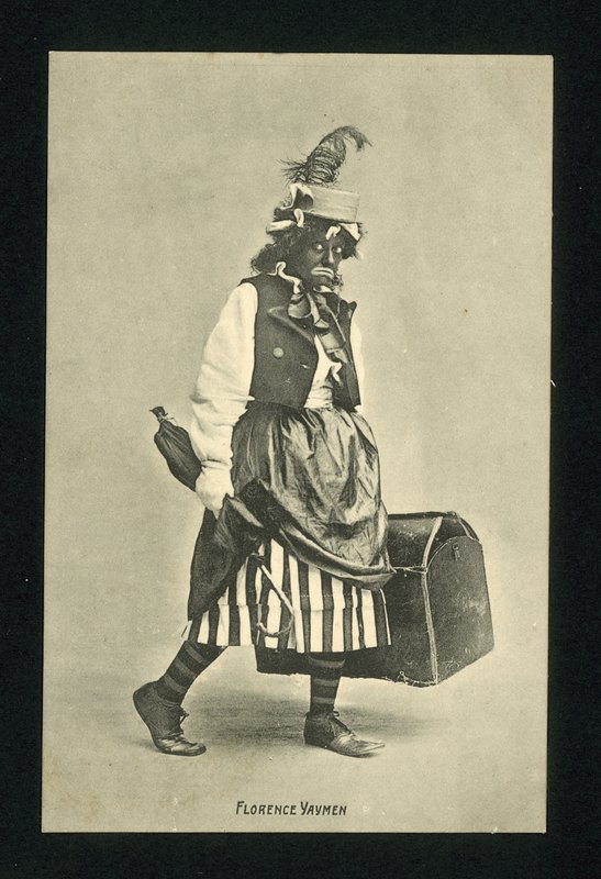 Florence Yaymen, englische Music-Hall-Komödiantin und Tänzerin (s/w Foto) von English Photographer