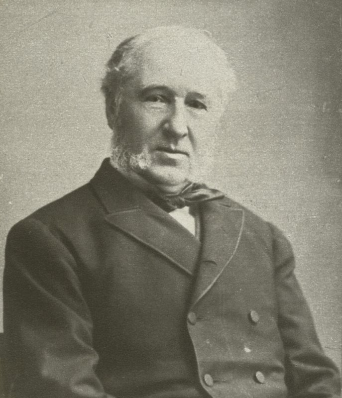 Frederick Greenwood, Herausgeber der Pall Mall Gazette (s/w Foto) von English Photographer