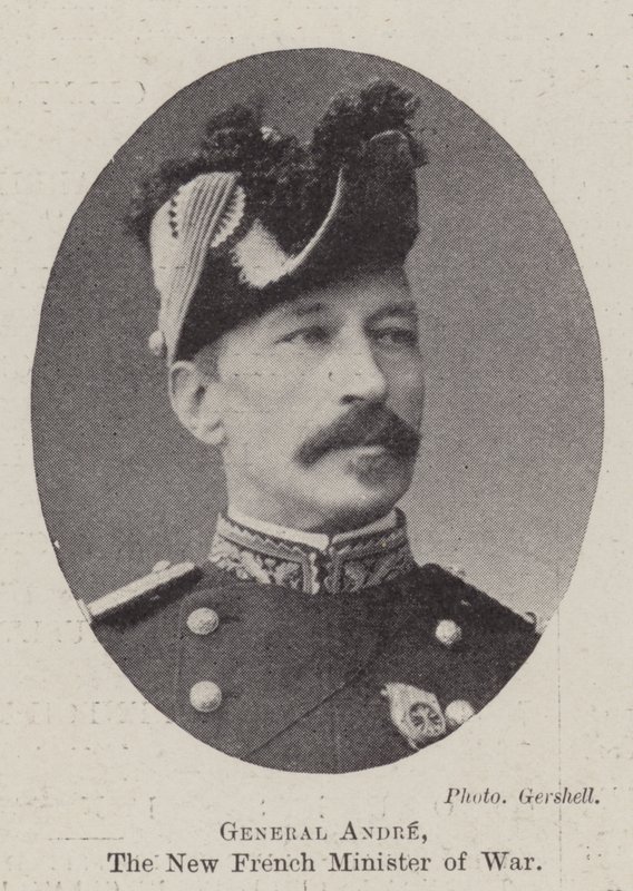 General Andre, der neue französische Kriegsminister von English Photographer
