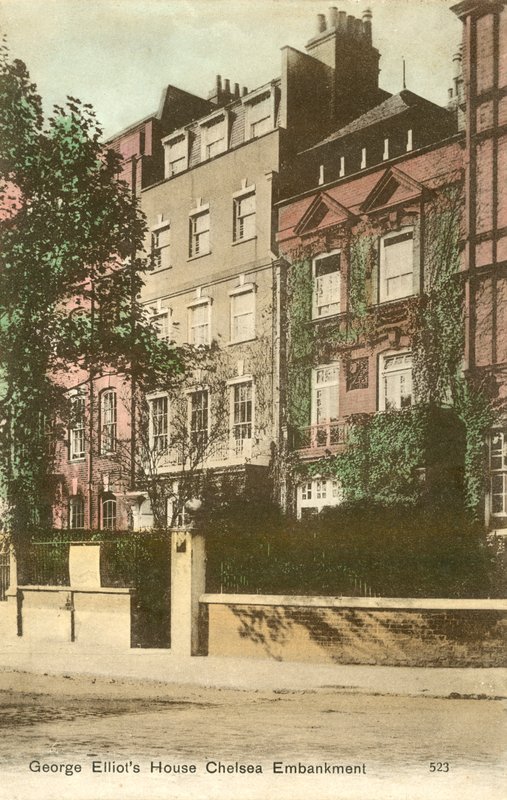 George Elliots Haus, Cheyne Walk, Chelsea Embankment, London von English Photographer