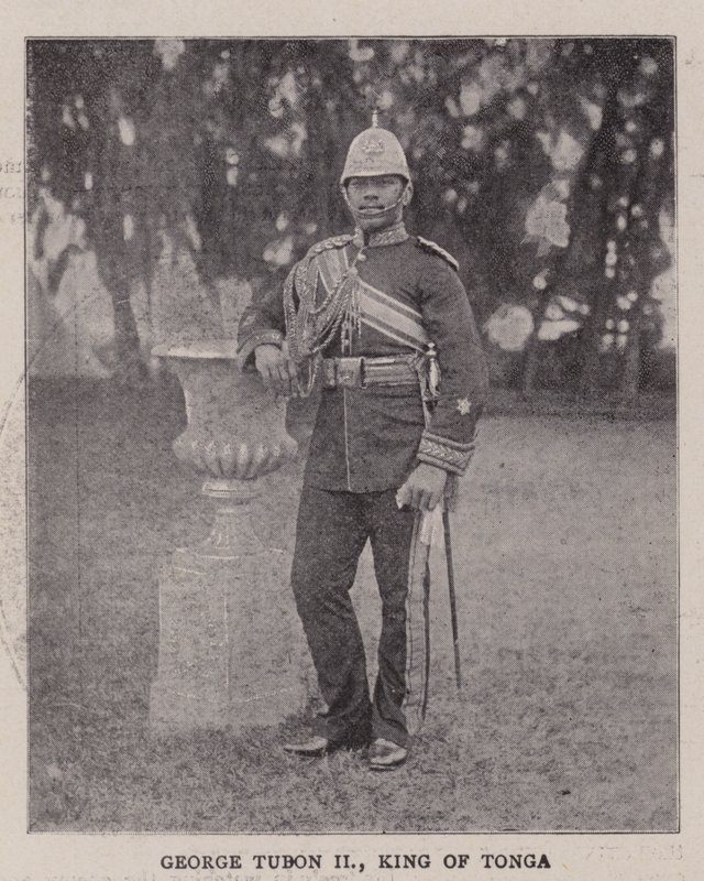 George Tubon II, König von Tonga von English Photographer