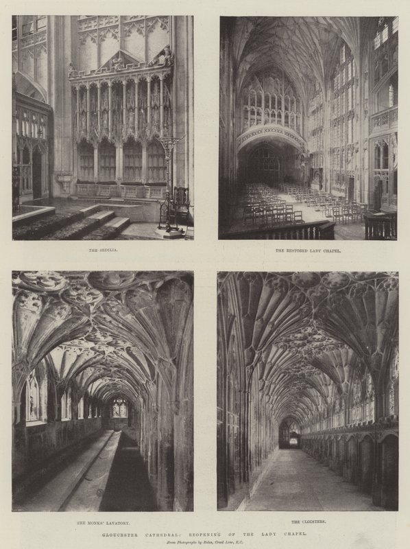 Gloucester Kathedrale, Wiedereröffnung der Lady Chapel von English Photographer