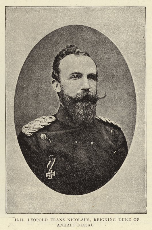 H. H. Leopold Franz Nicolaus, regierender Herzog von Anhalt-Dessau von English Photographer
