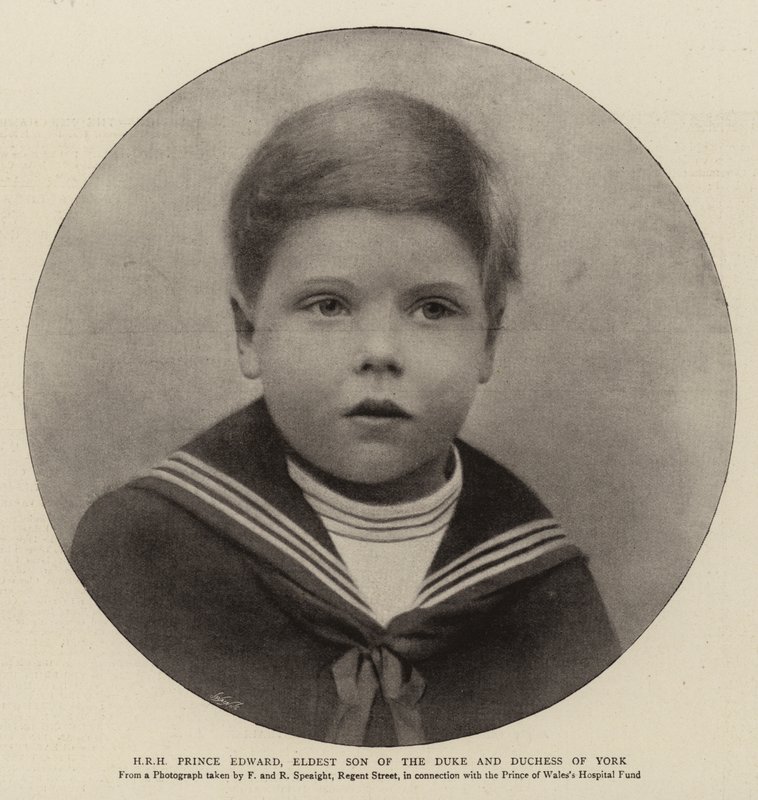 Seine Königliche Hoheit Prinz Edward, ältester Sohn des Herzogs und der Herzogin von York von English Photographer