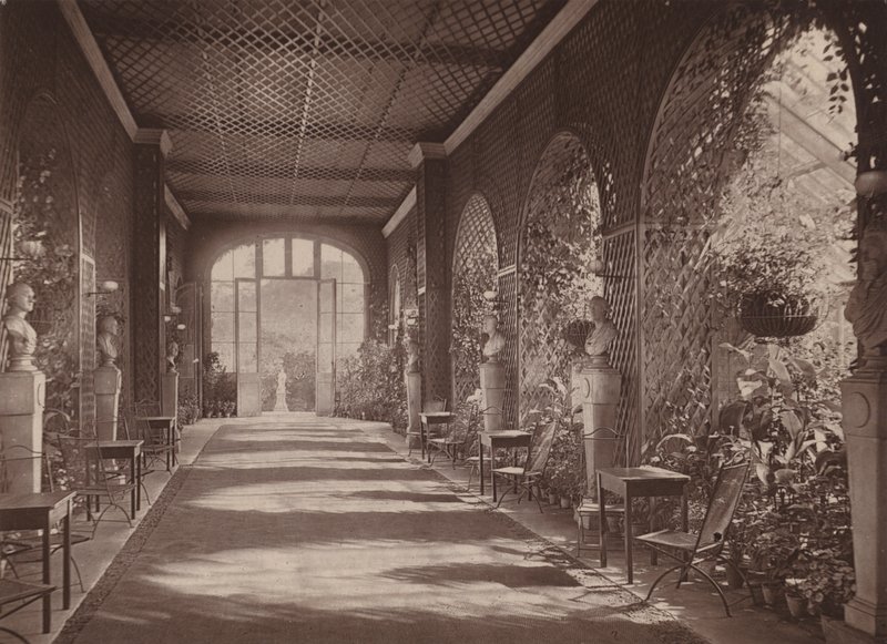 Holland House, London: Wintergarten vom Ballsaal aus von English Photographer