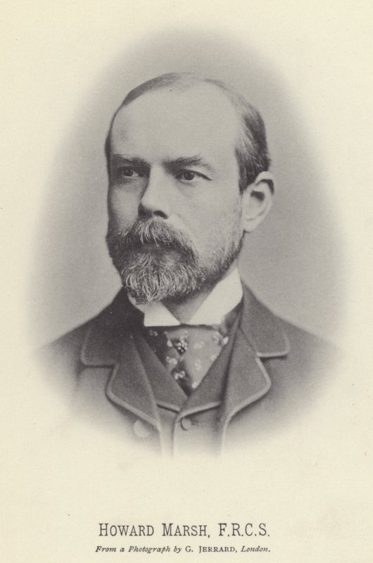 Howard Marsh, FRCS (s/w Foto) von English Photographer